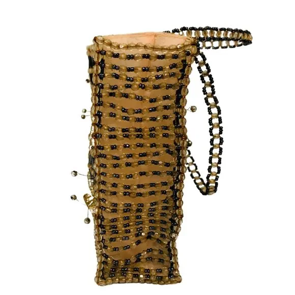 Vintage Hand Crafted wire and beaded mini bags with butterfly designs - Picture 5 of 11